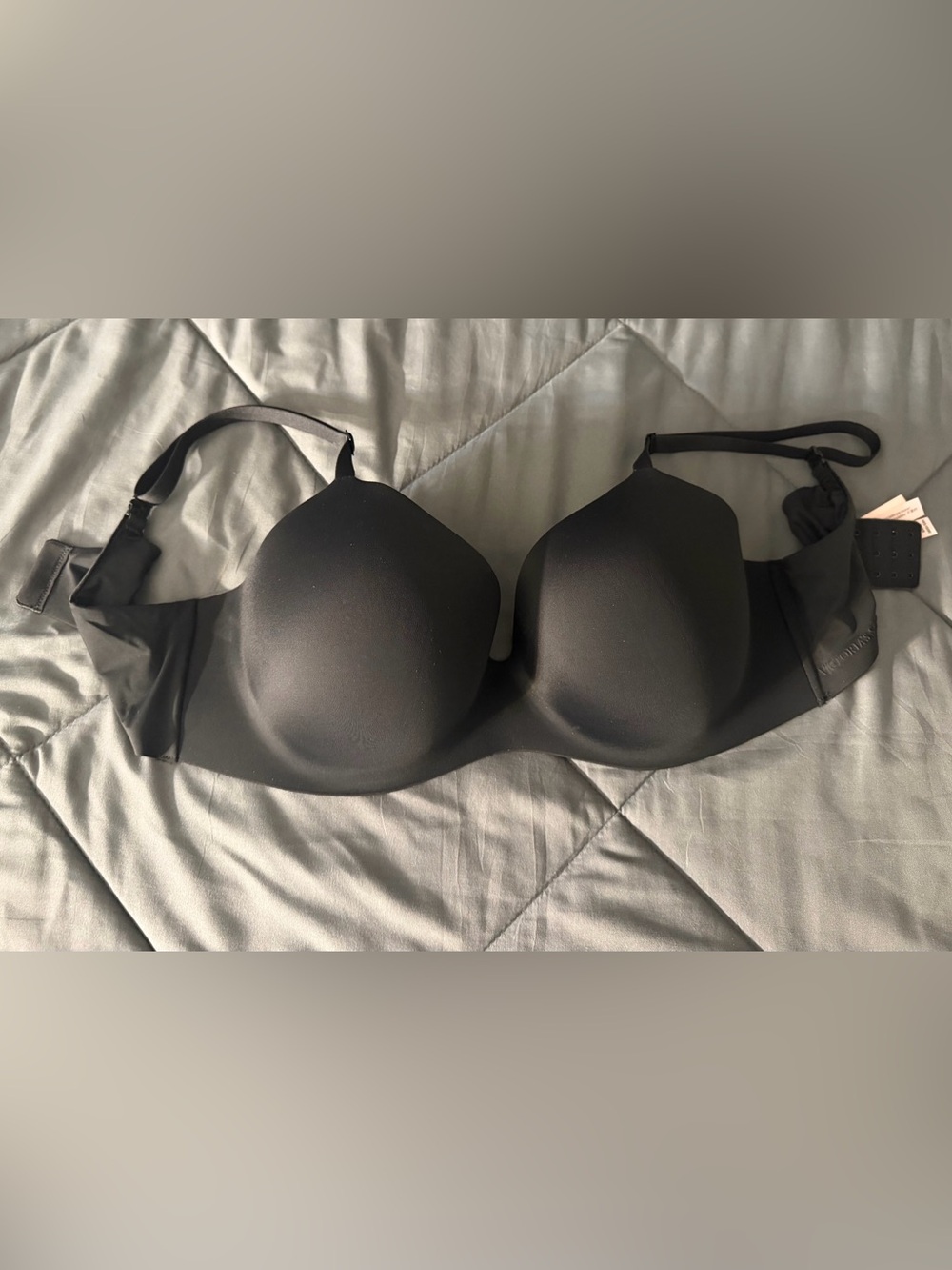 Victoria Secret Smooth Push-Up Black T-Shirt Bra